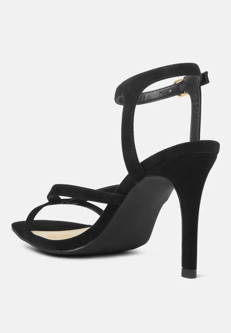 Agnese High Heeled Ankle Strap Sandals