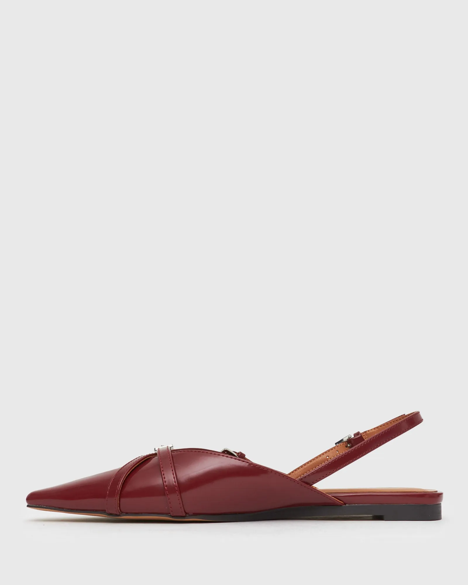 ANYA Slingback Pointed Flat Mules