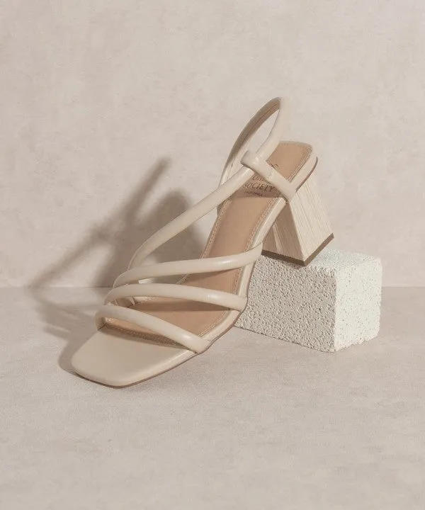 Ashley - Wooden Heel Sandals For women