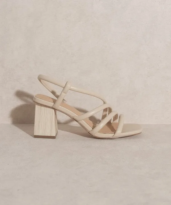 Ashley - Wooden Heel Sandals For women