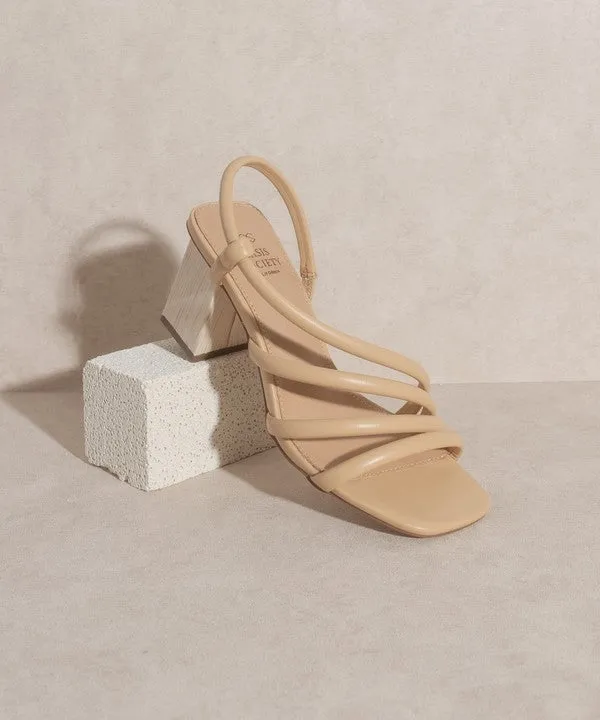 Ashley - Wooden Heel Sandals For women