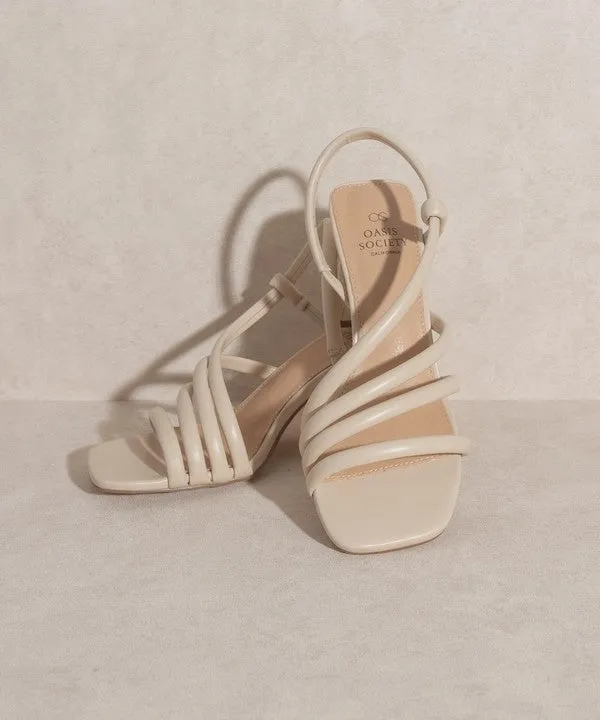 Ashley - Wooden Heel Sandals For women