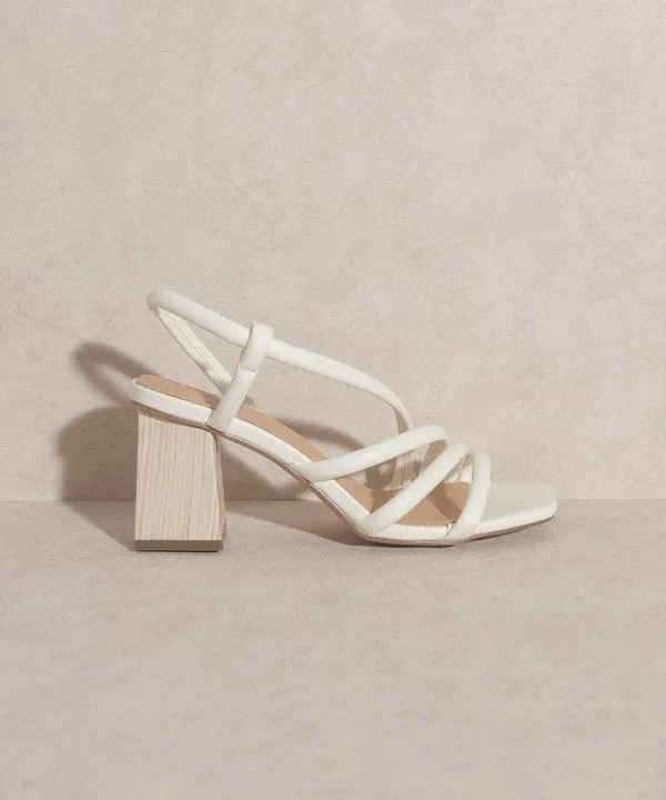 Ashley - Wooden Heel Sandals For women