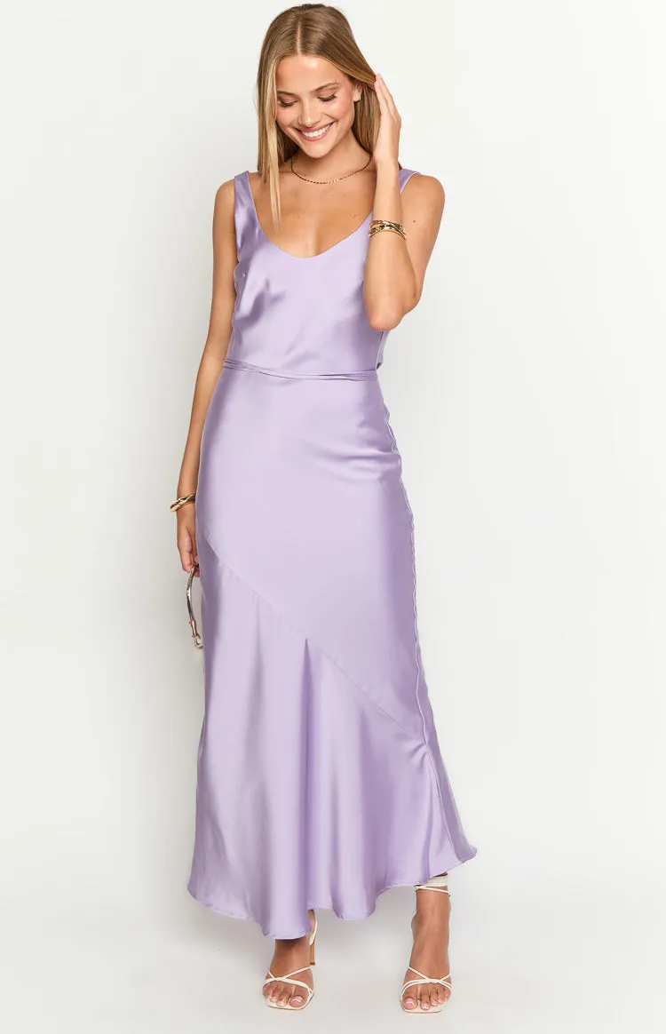 Aviva Purple Maxi Dress