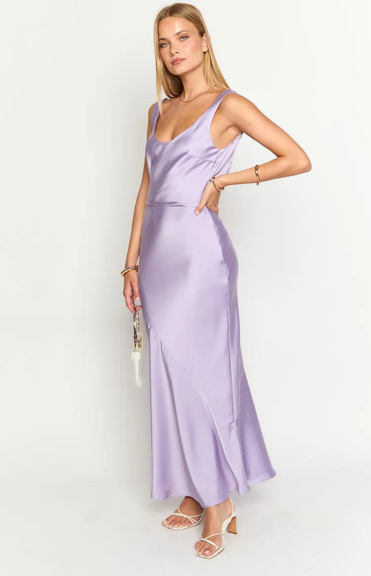 Aviva Purple Maxi Dress