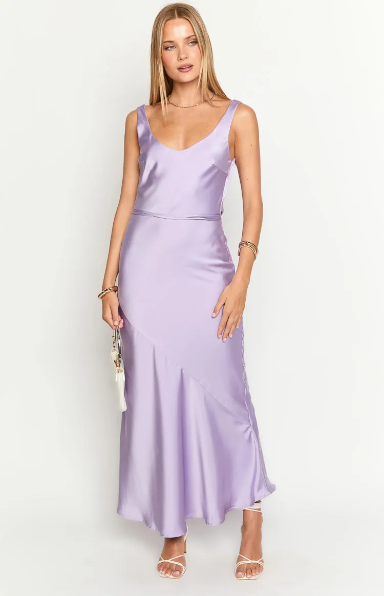 Aviva Purple Maxi Dress