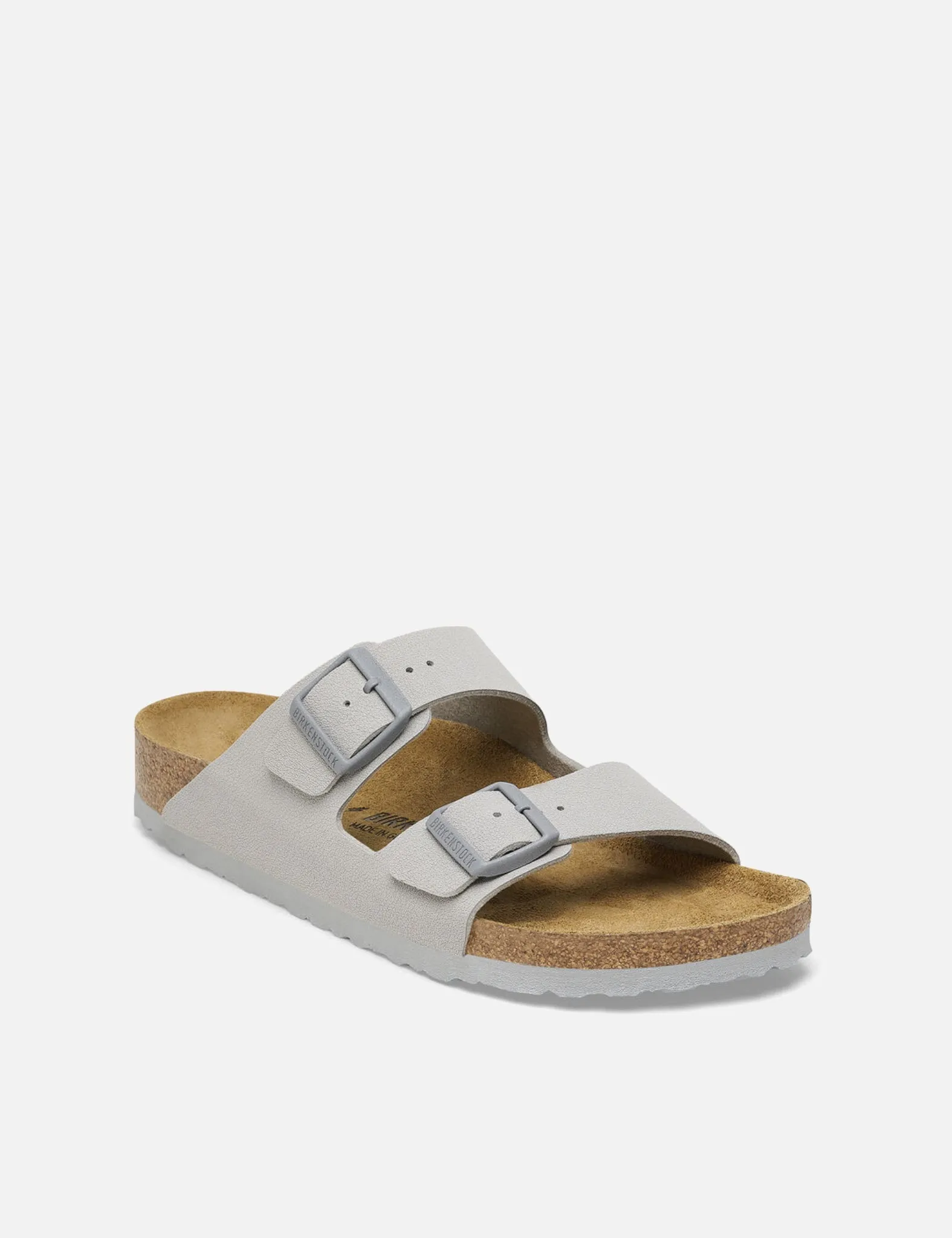 Birkenstock Arizona Sandals Birko-flor (Regular) - Stone Coin Grey