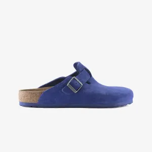 Birkenstock | BOSTON NUBUCK LEATHER  { BLUE/INDIGO BLUE