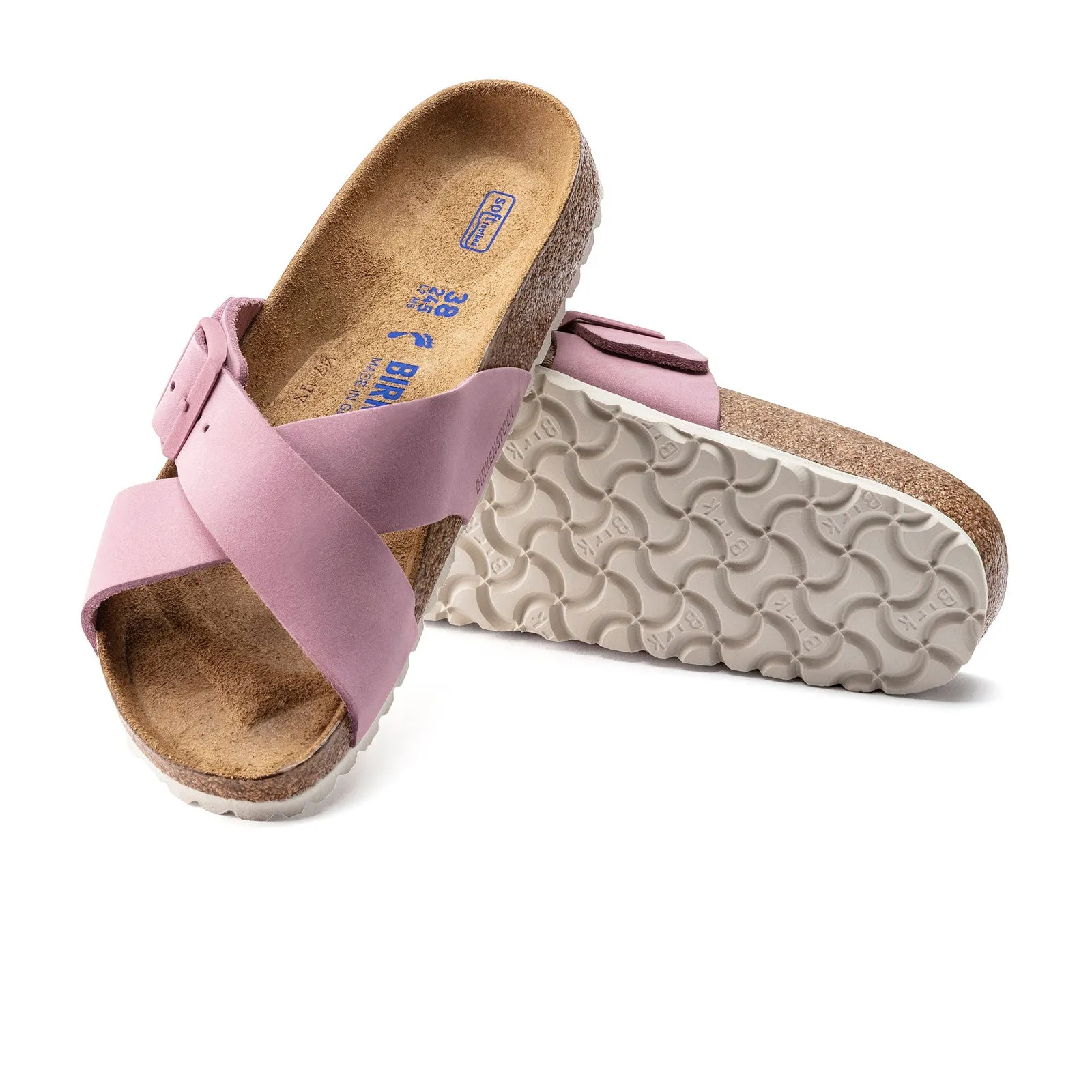 Birkenstock Siena Soft Footbed Narrow Slide Sandal (Women) - Orchid Nubuck