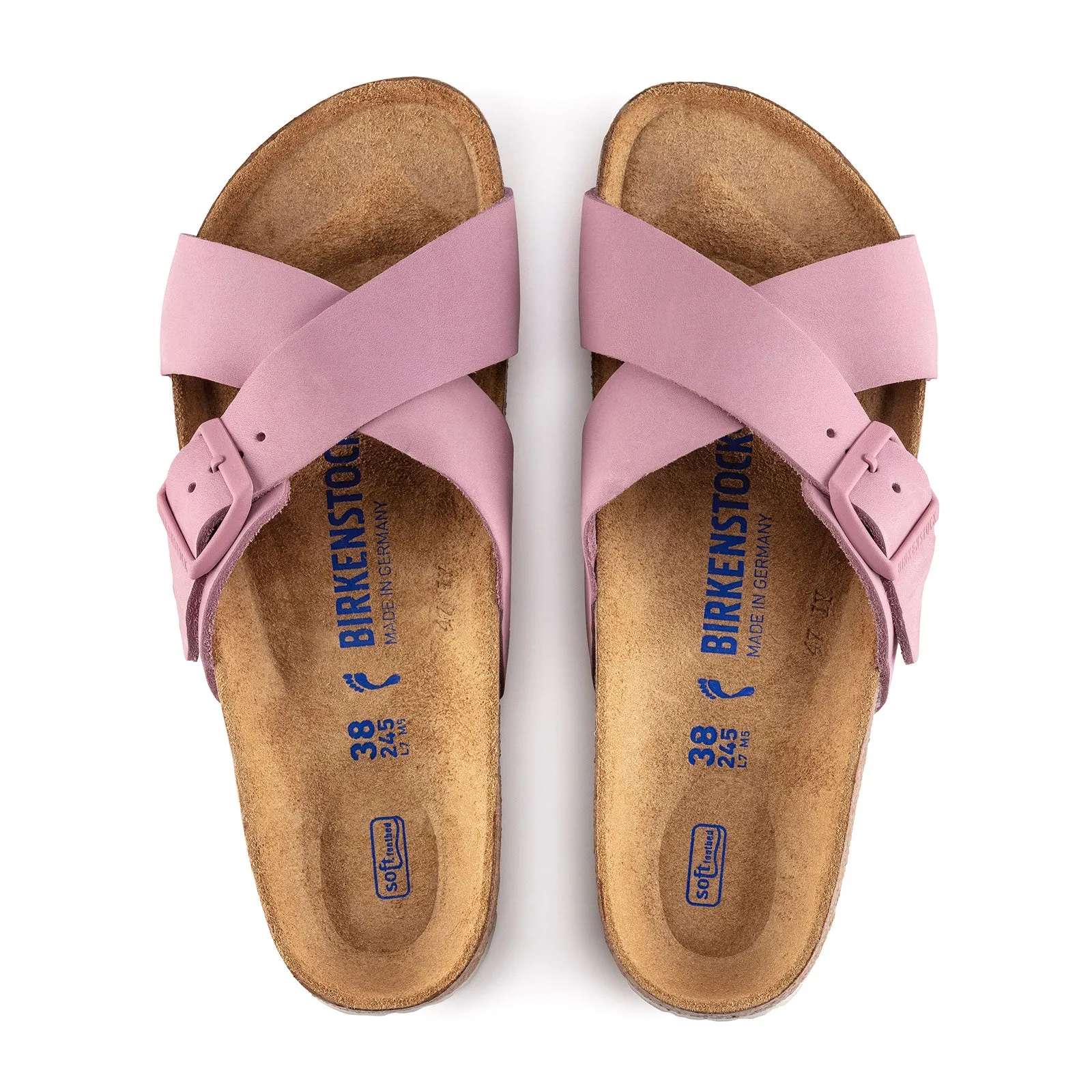 Birkenstock Siena Soft Footbed Narrow Slide Sandal (Women) - Orchid Nubuck