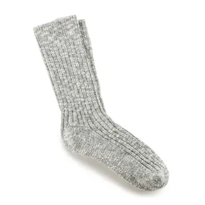 Birkenstock Women's Fashion Slub Socks - Gray White 1002436