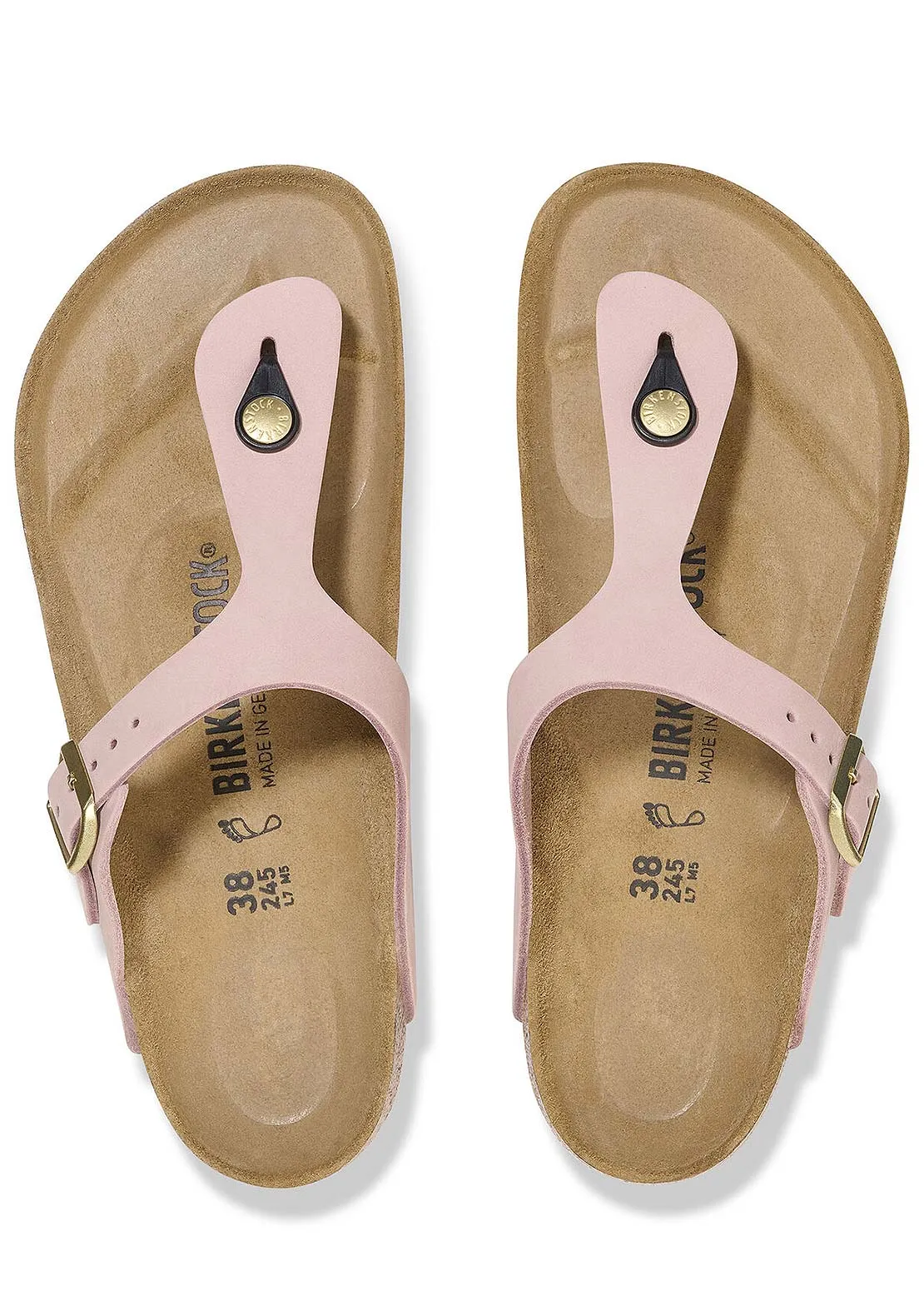 Birkenstock Women's Gizeh Nubuck Regular Sandals