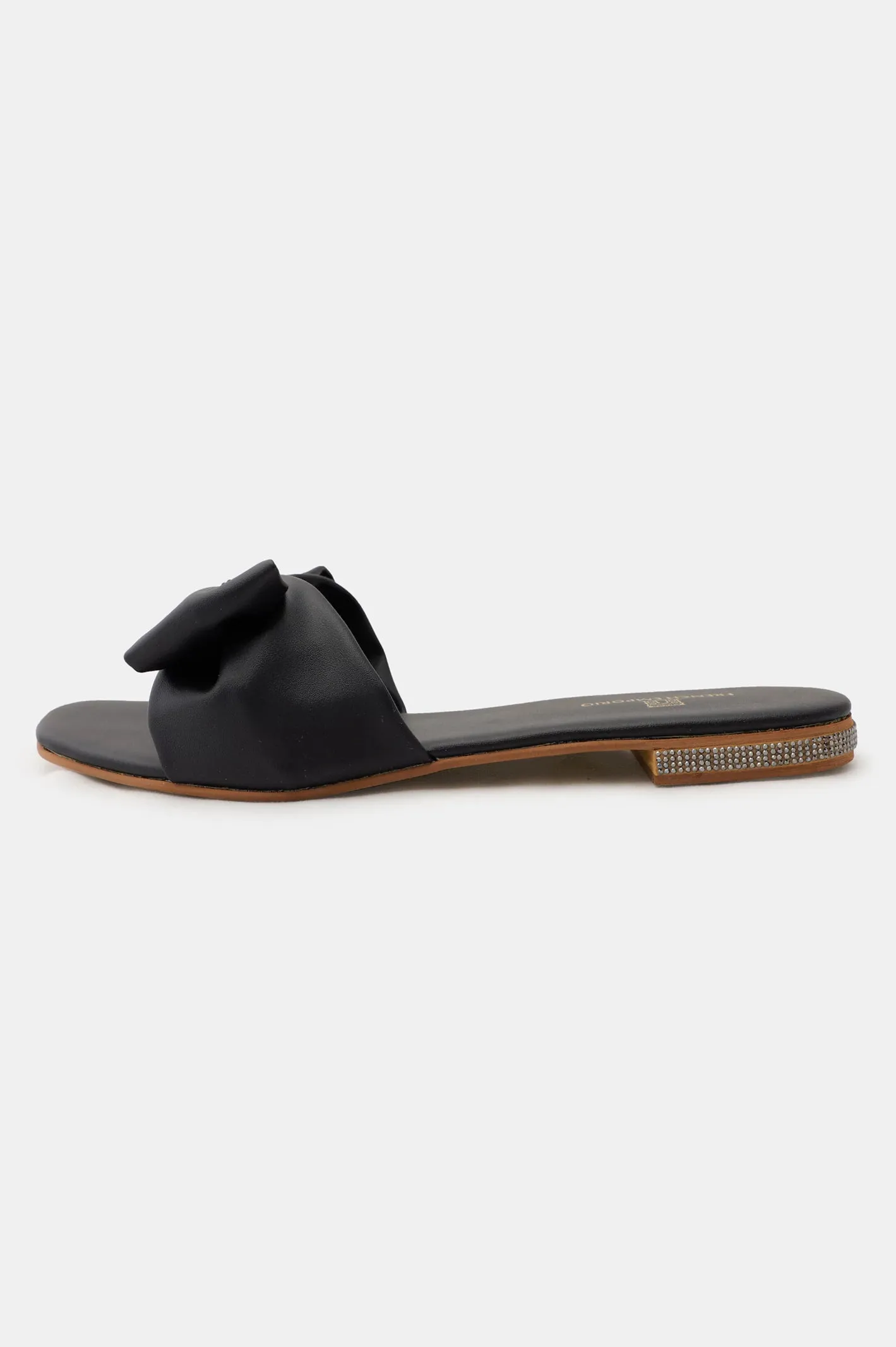 Black Ladies Casual Slippers