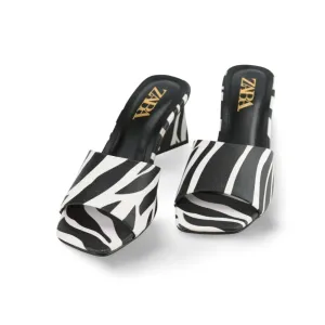 Bold and Stylish Zebra Print Sandals for Women