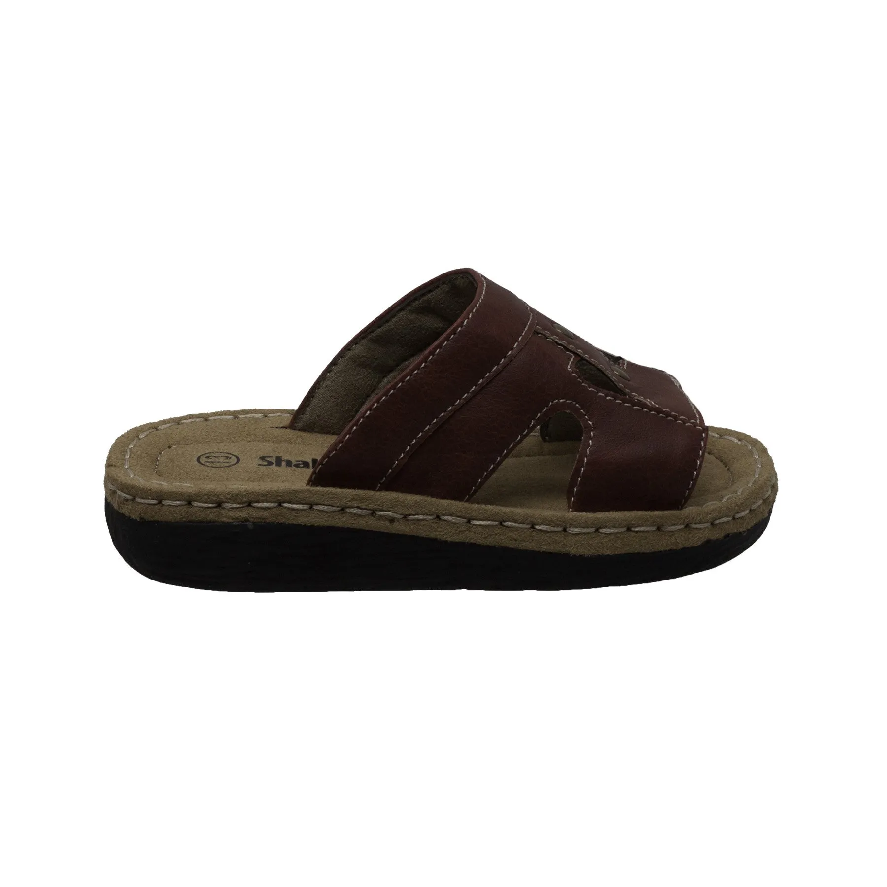 Children's Band Slide Sandal Red - 6569-RD