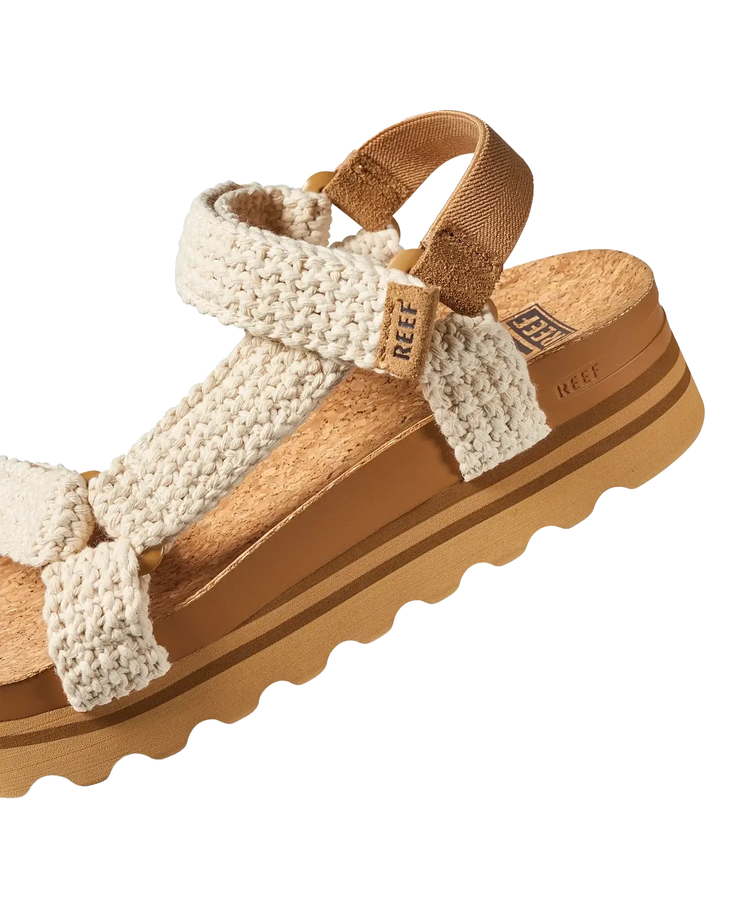 Cushion Rem Hi Sandals in Crochet