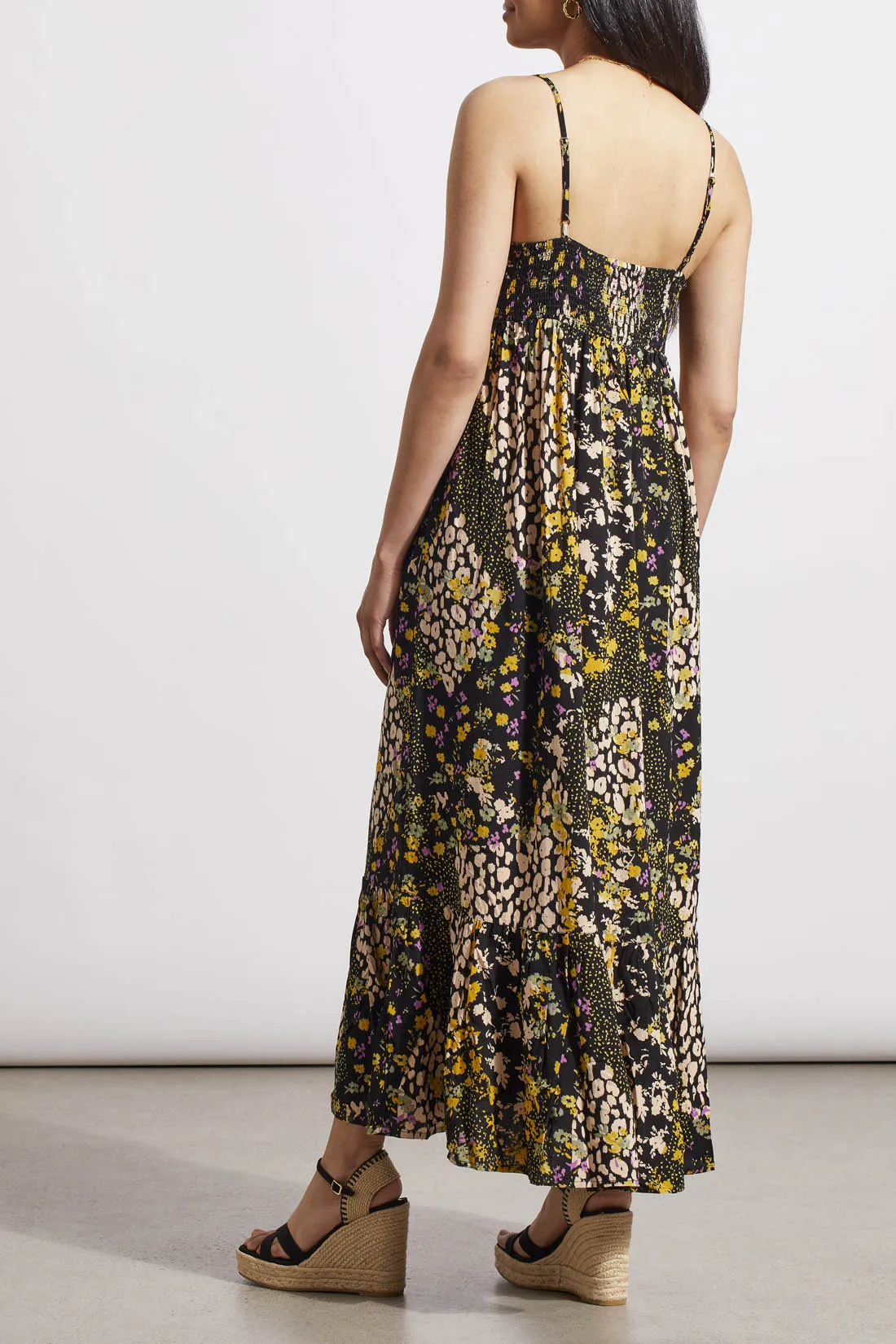 DITSY FLORAL PRINT MAXI DRESS