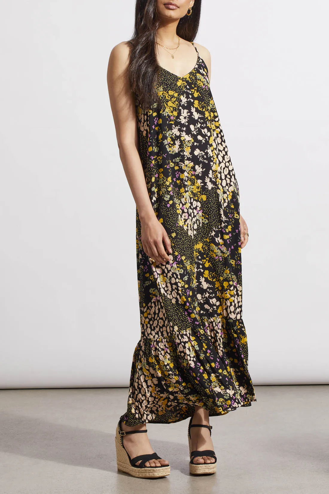 DITSY FLORAL PRINT MAXI DRESS