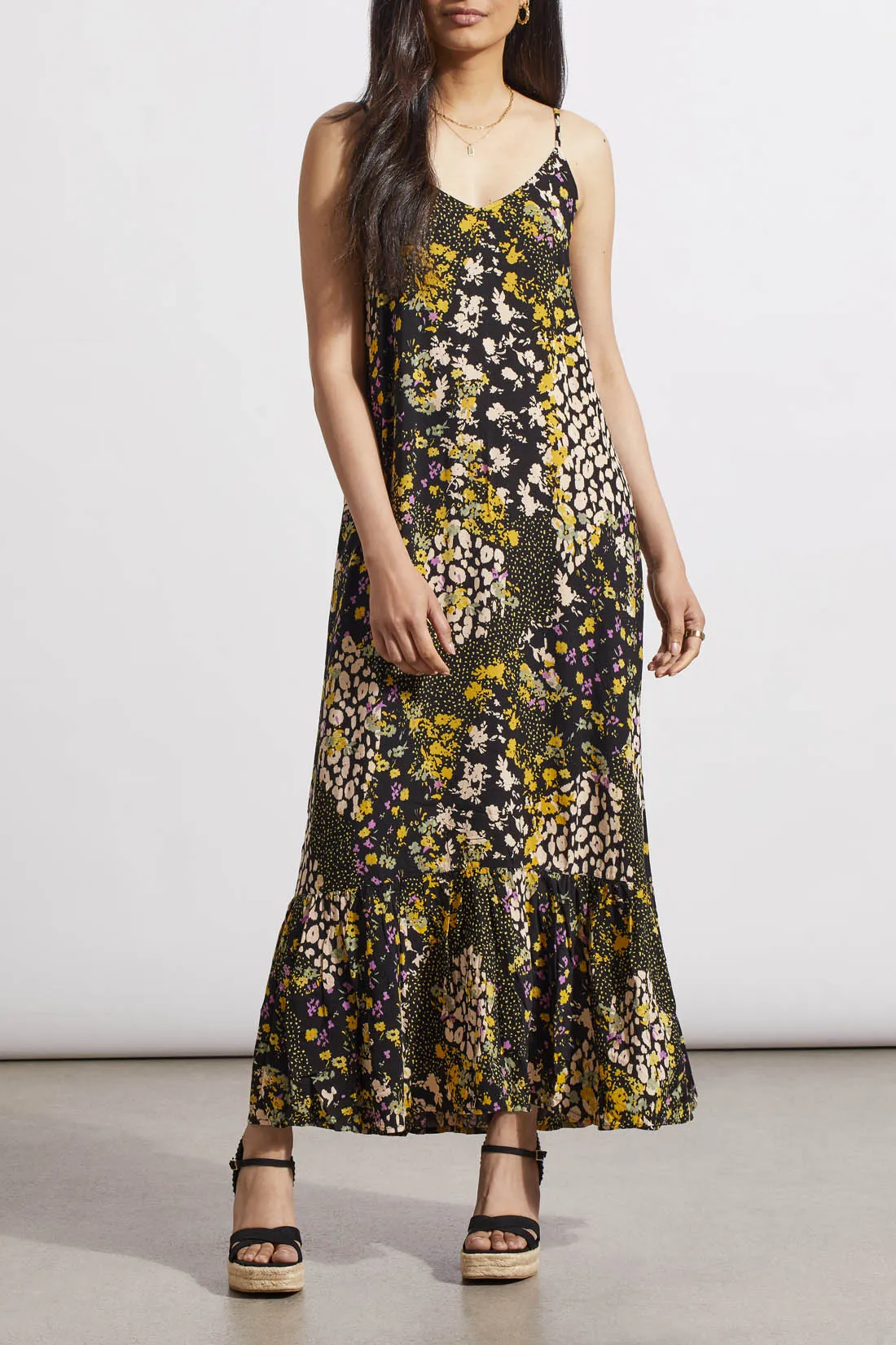 DITSY FLORAL PRINT MAXI DRESS