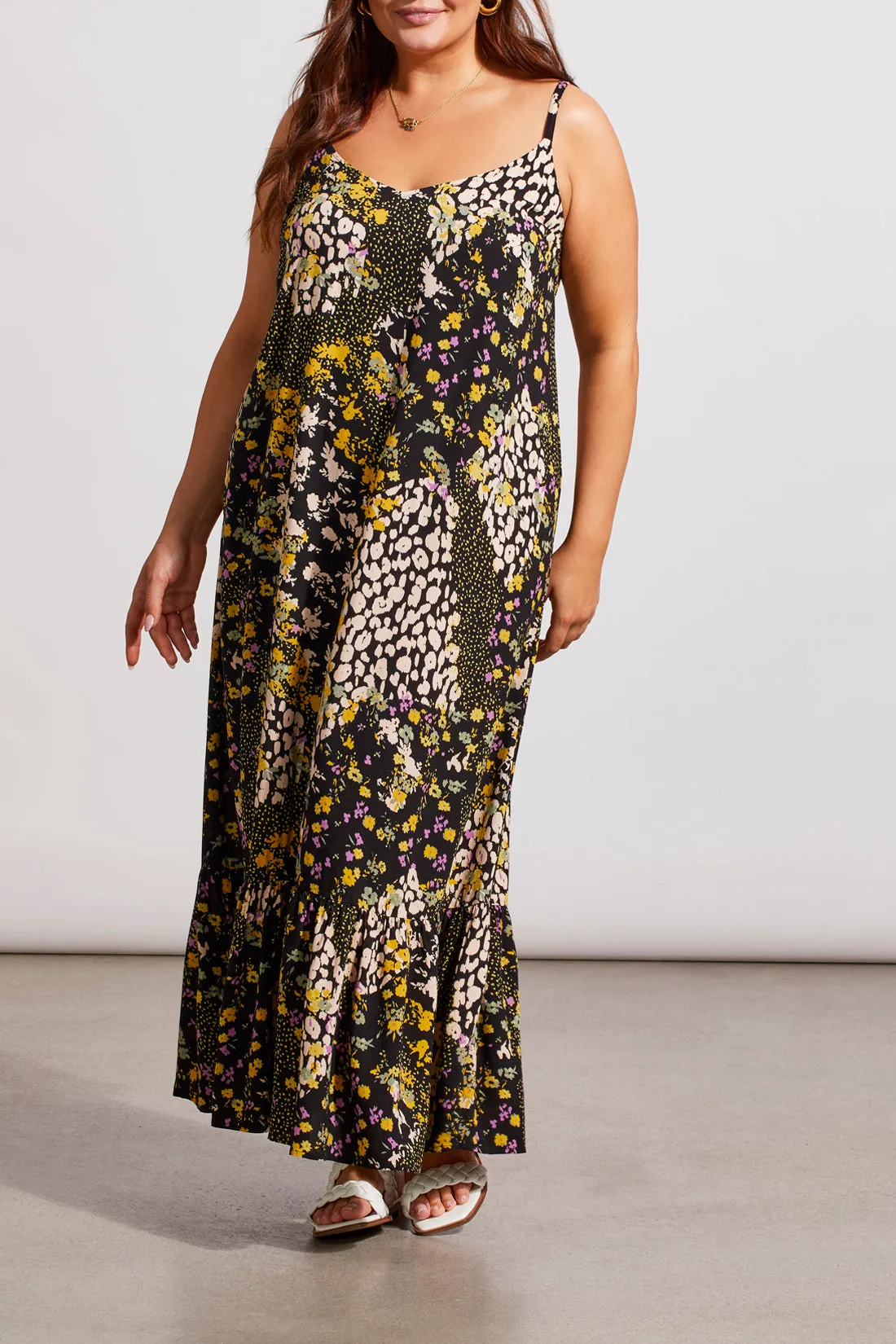 DITSY FLORAL PRINT MAXI DRESS