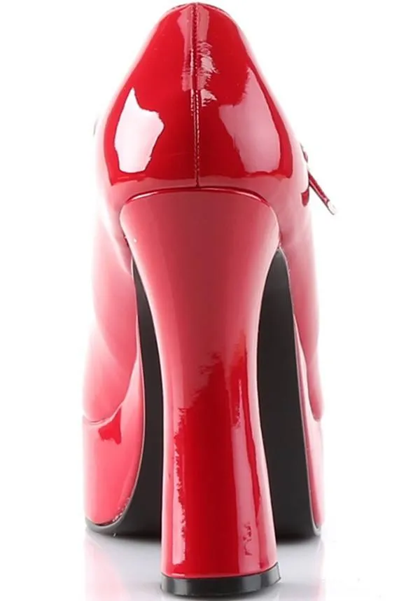 DOLLY-50 [Red Patent] | HEELS [PREORDER]