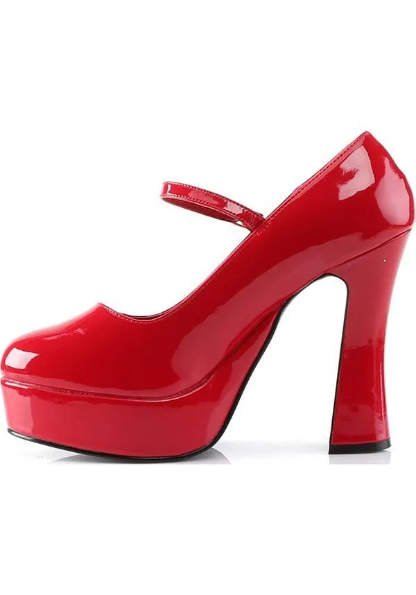 DOLLY-50 [Red Patent] | HEELS [PREORDER]