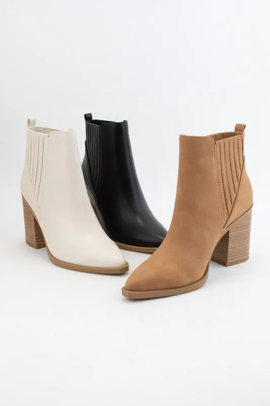 Duvets Pointed Toe Ankle Boot Booties *FINAL SALE*