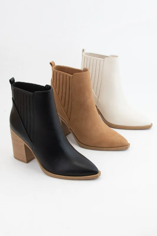 Duvets Pointed Toe Ankle Boot Booties *FINAL SALE*