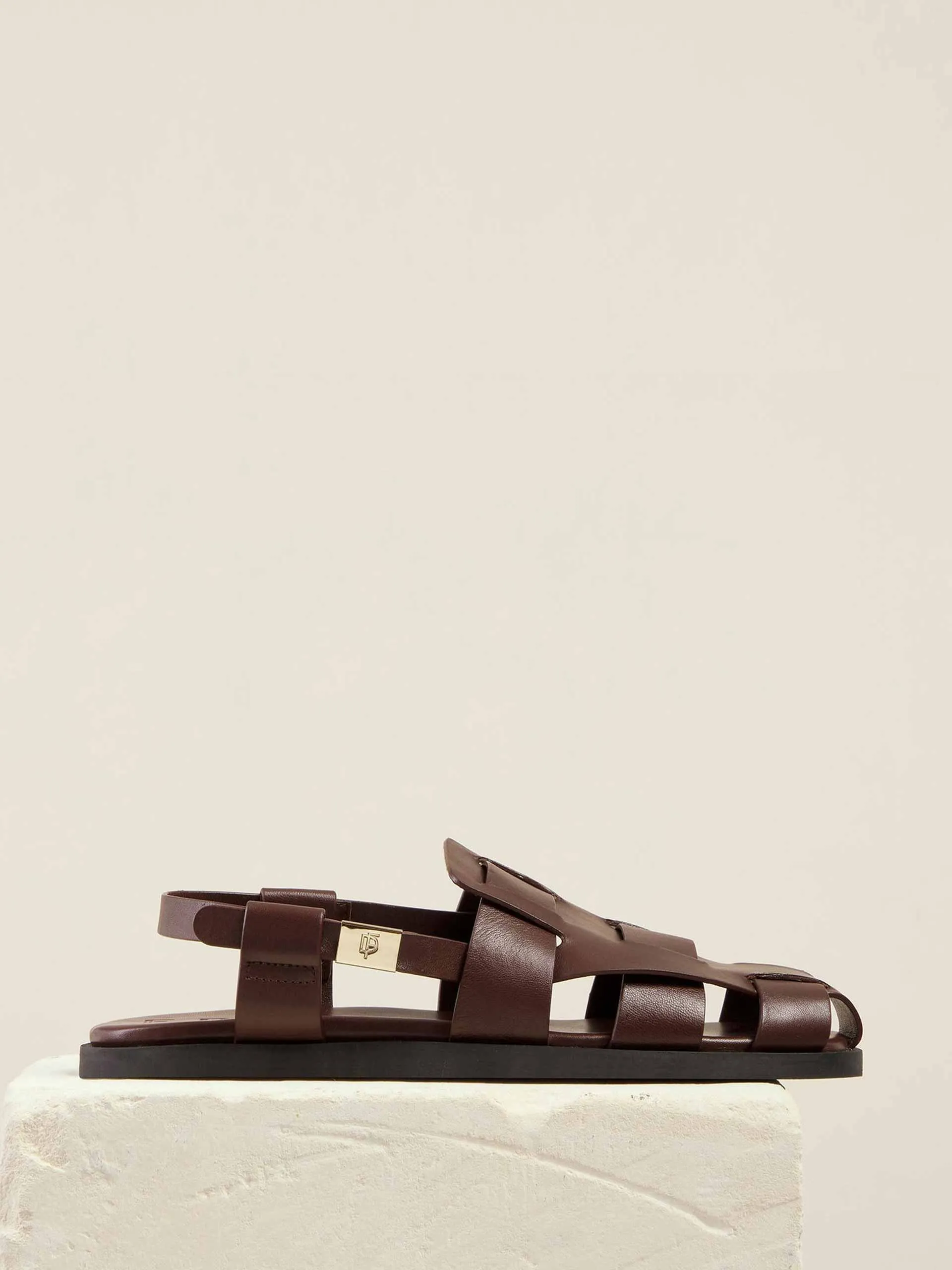 Espresso sandals