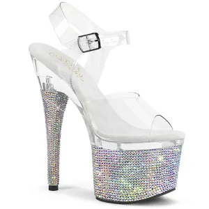 ESTEEM-708DM Rhinestone Platform Stripper Shoe