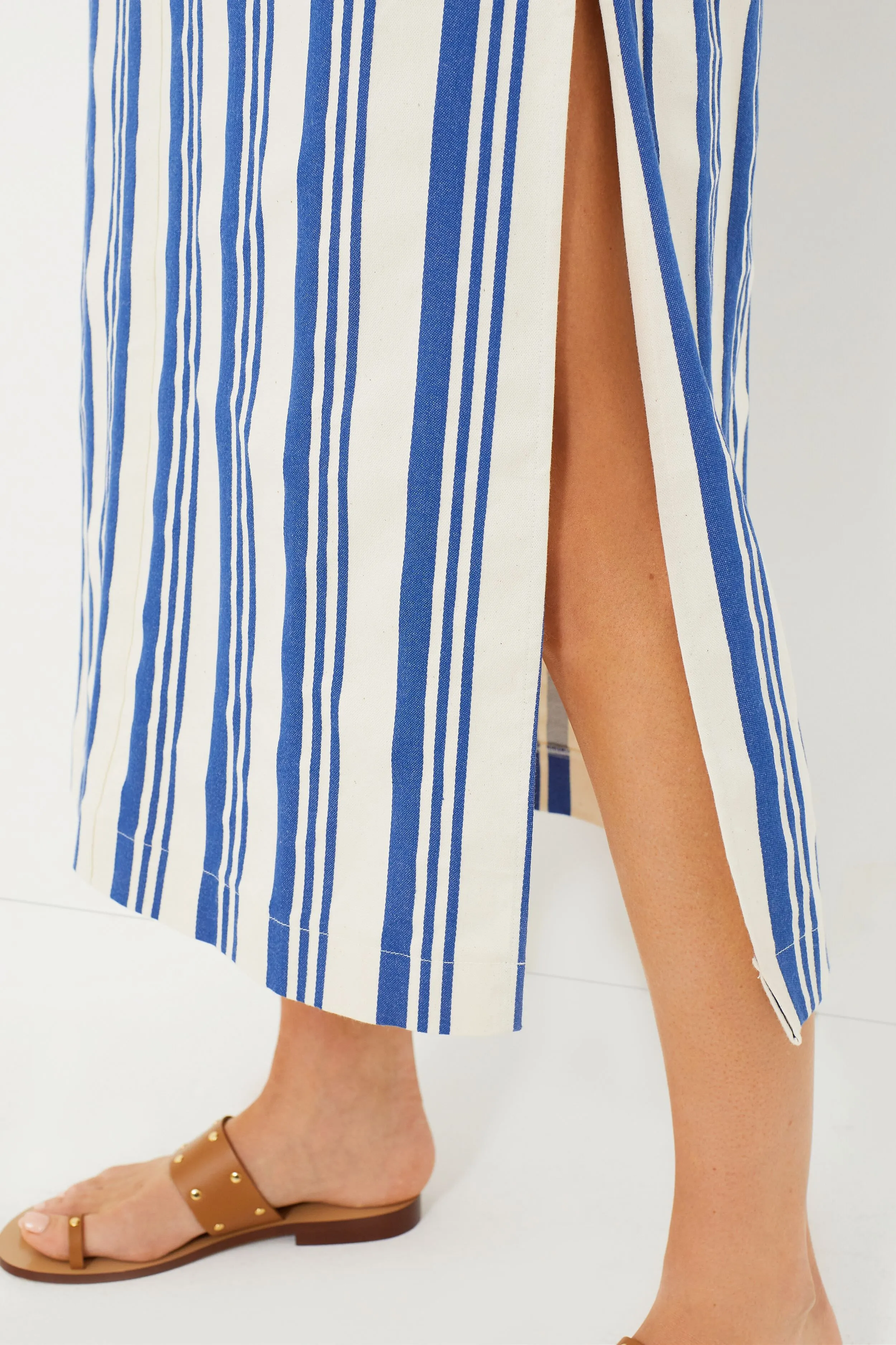 French Blue Stripe Adele Dress