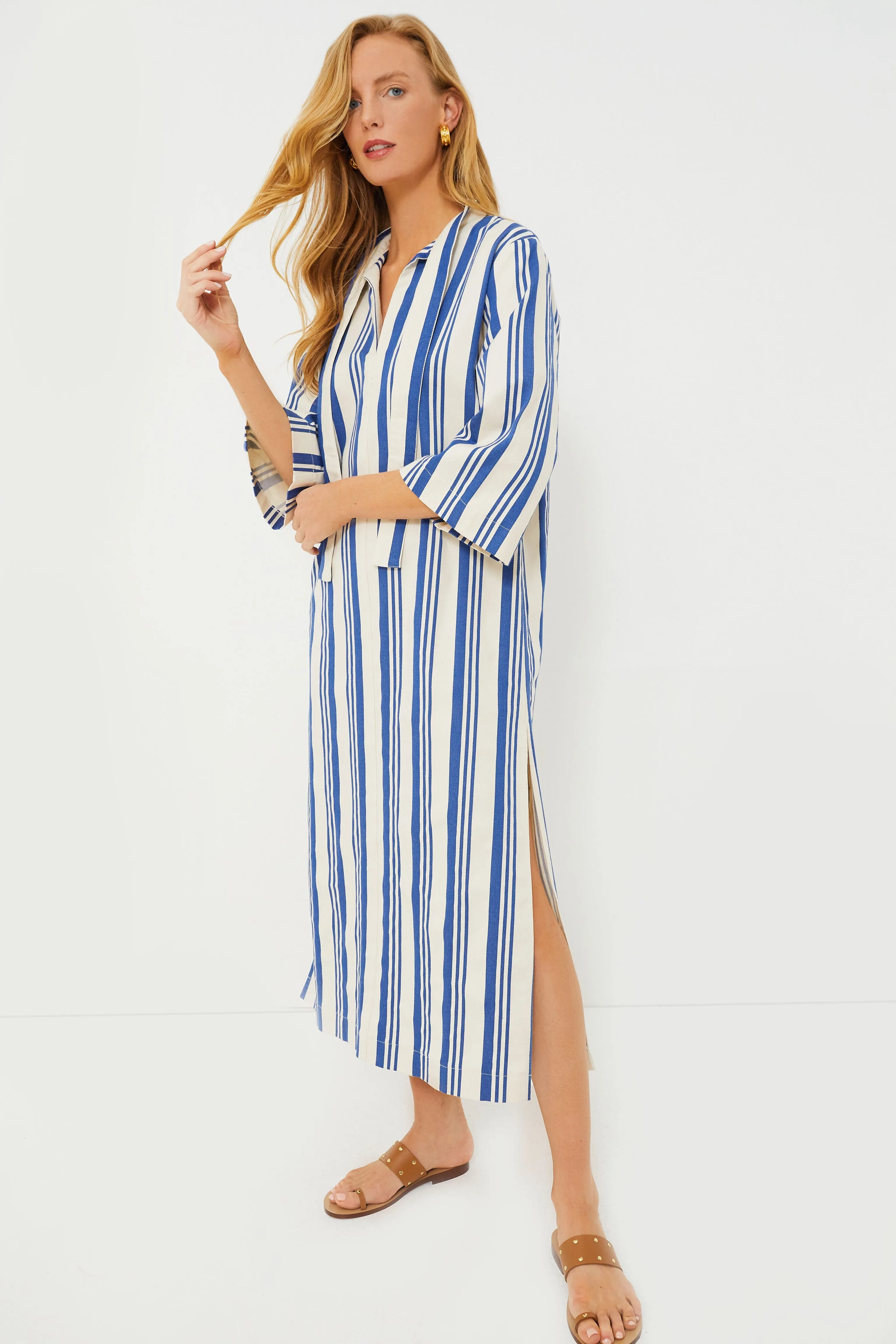 French Blue Stripe Adele Dress