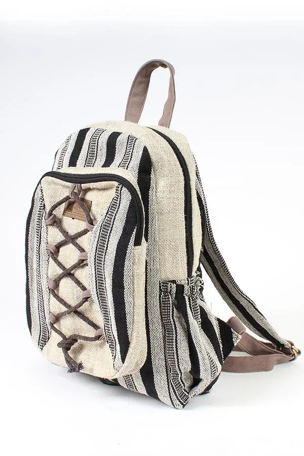 Hemp Rustic Stripe Backpack