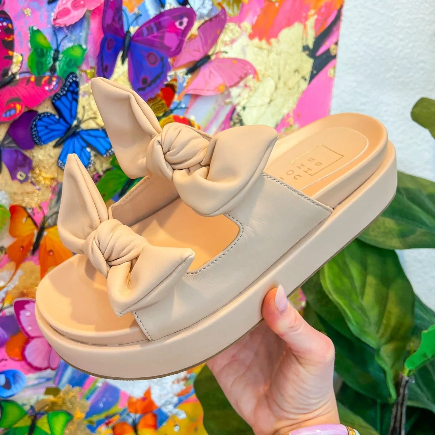 Kiki Platform Sandal - Nude