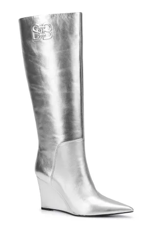 Lea Long Boots - Silver