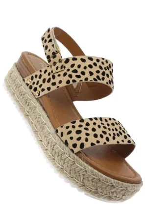 Magie Cheetah Print Sandal