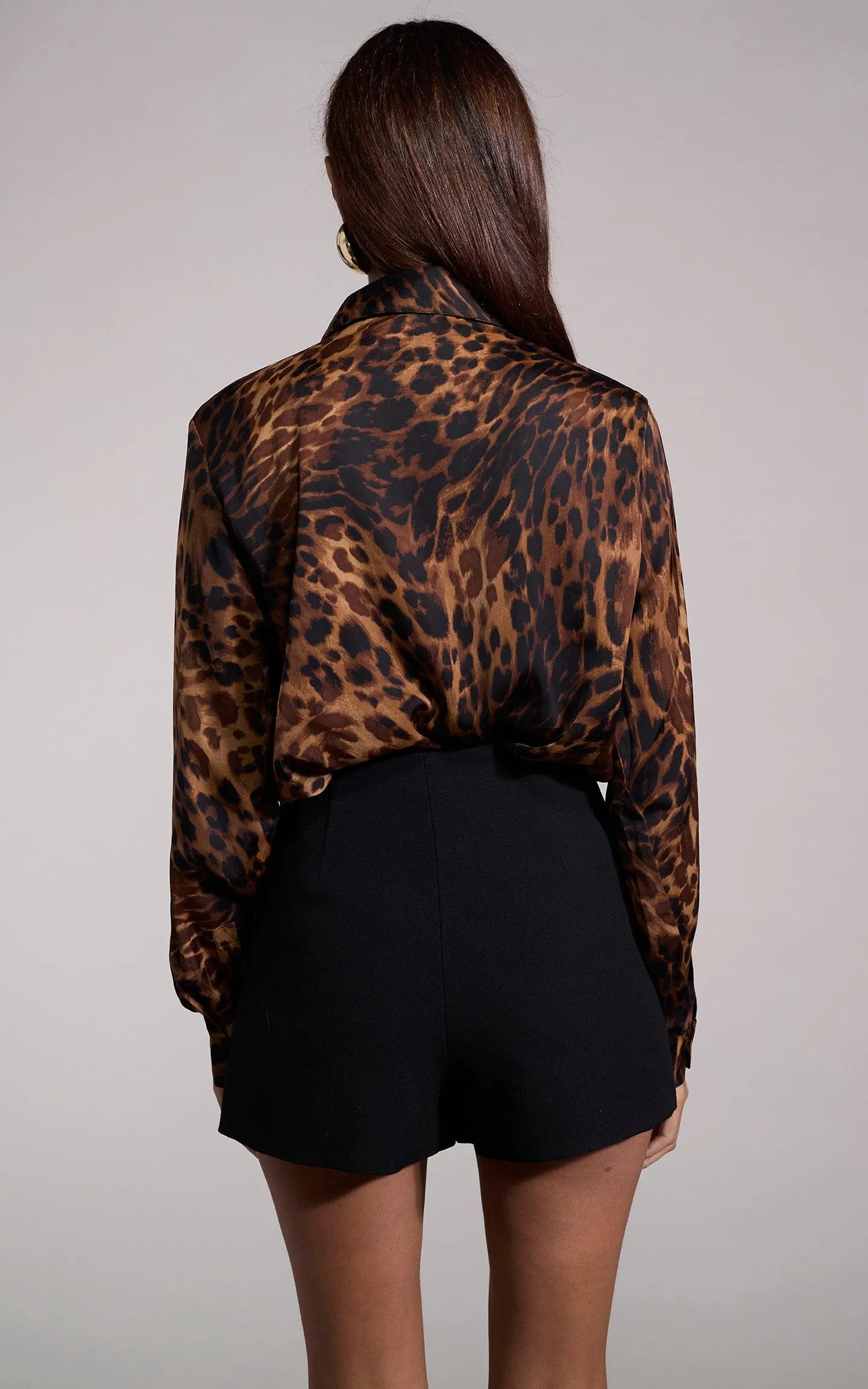 Nevada Shirt In Luxe Leopard