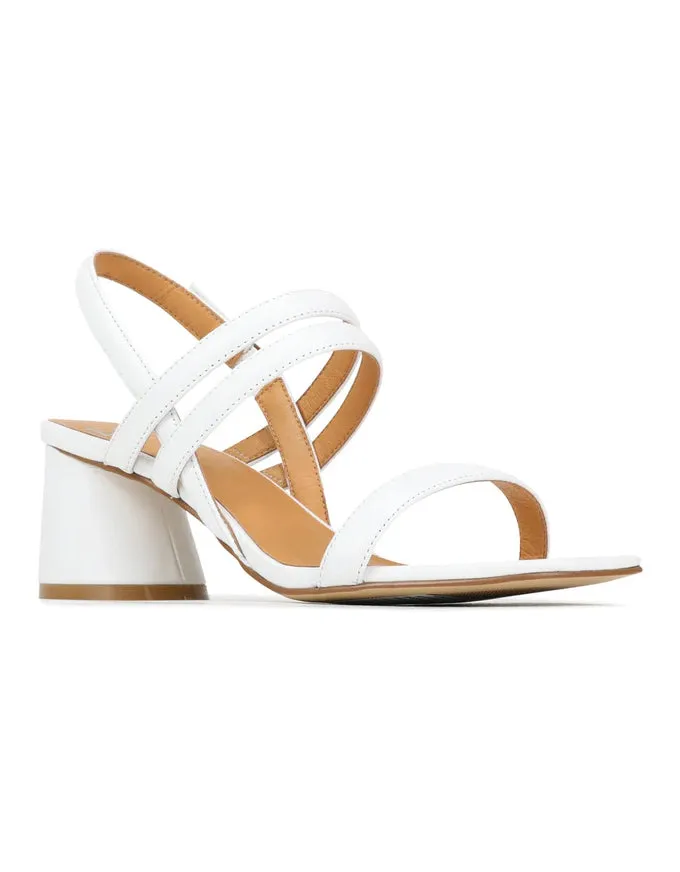 Petella Heels White Leather