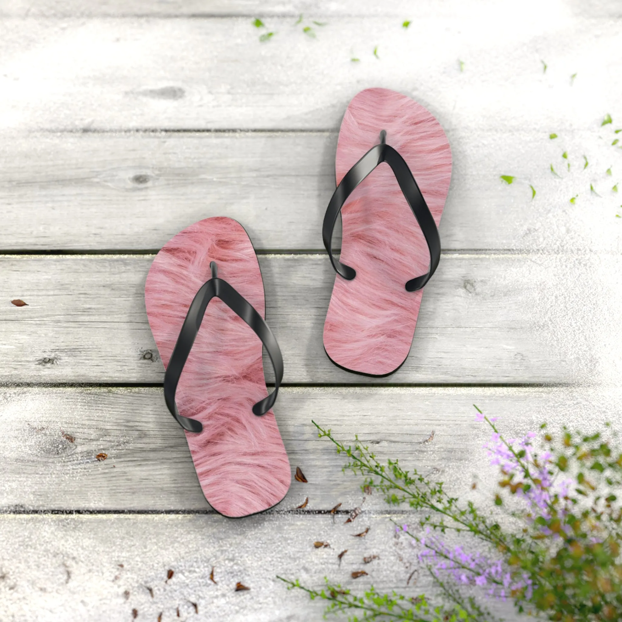 Pink Teddy - Inovax Flip Flops