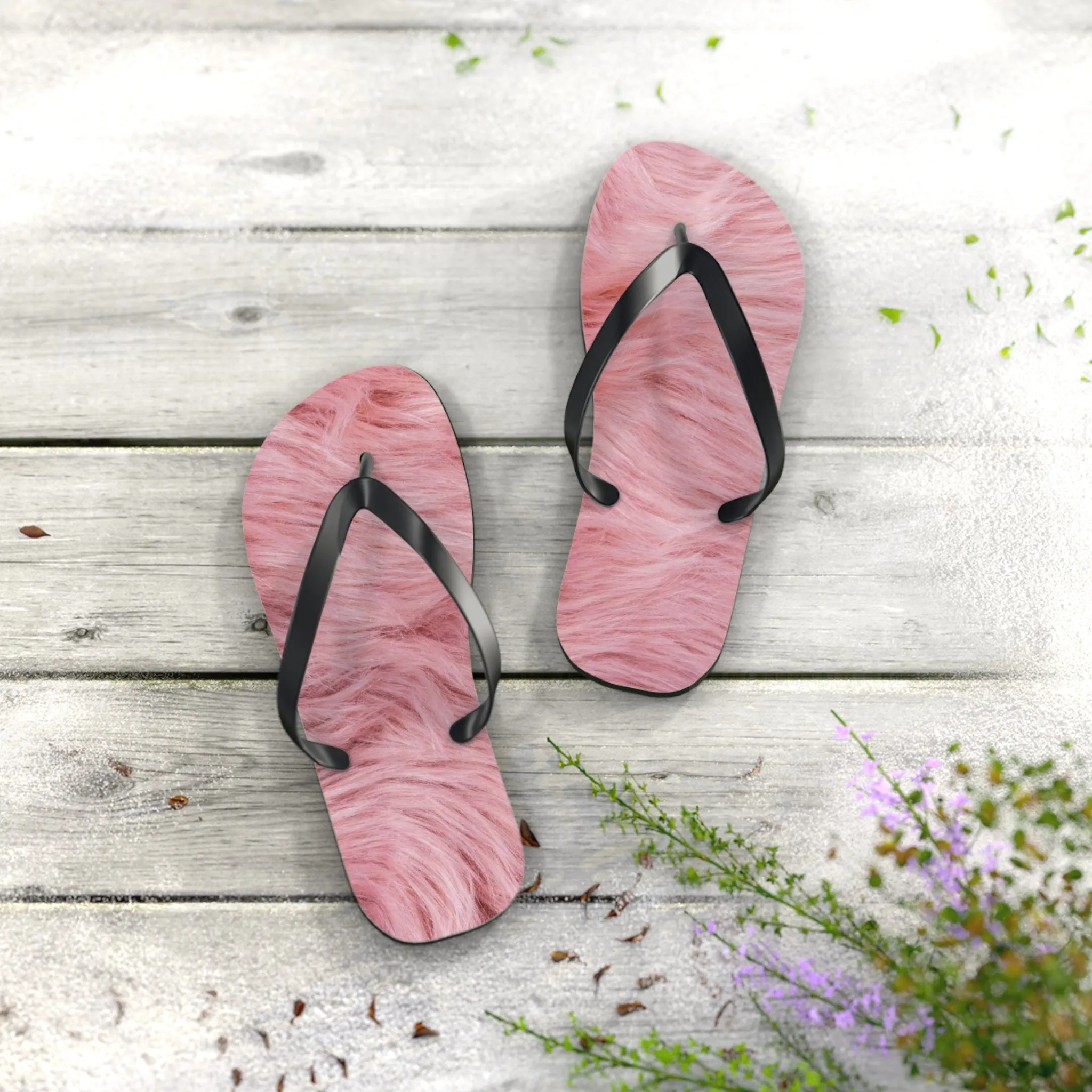 Pink Teddy - Inovax Flip Flops