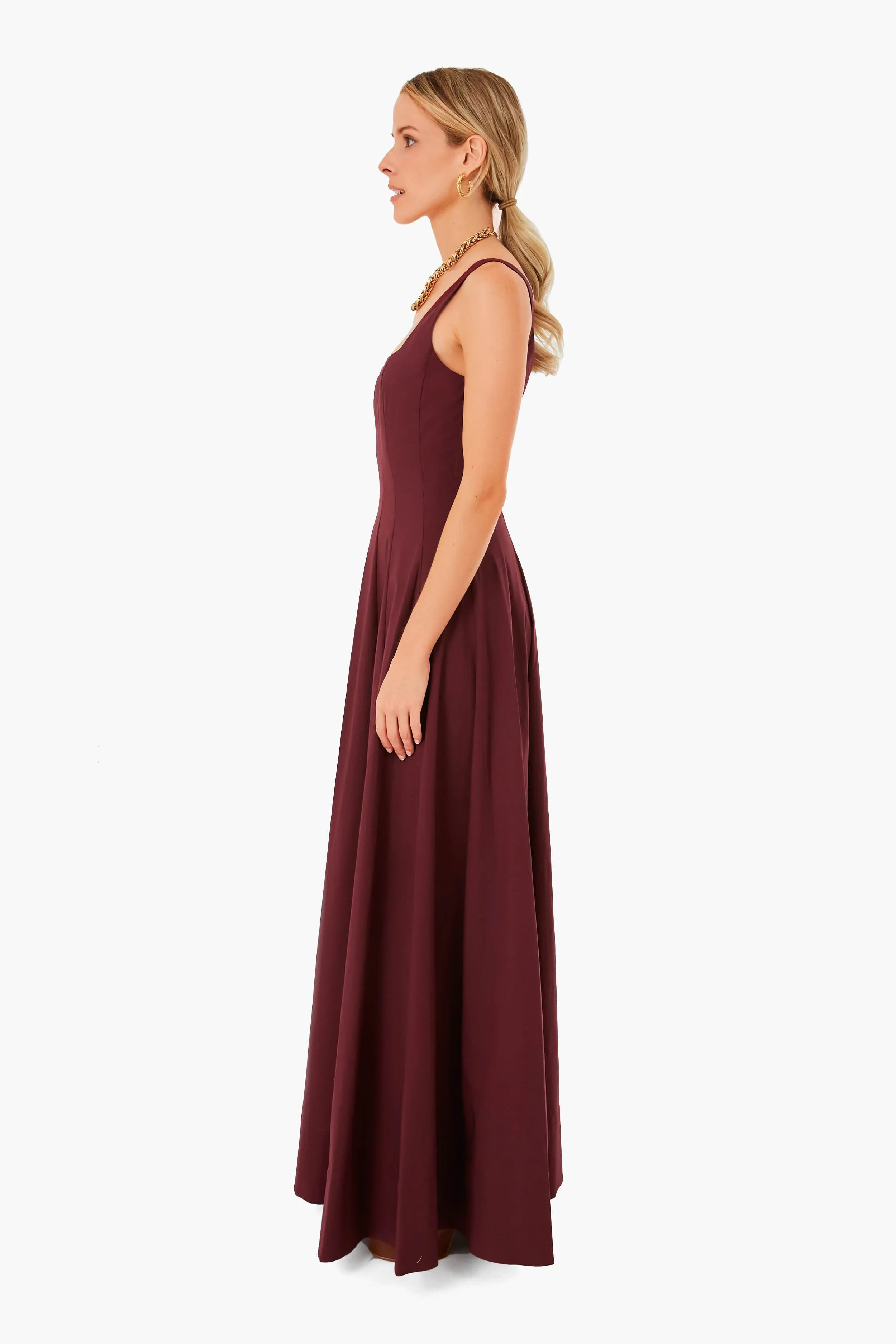 Plum Maxi Wells Dress