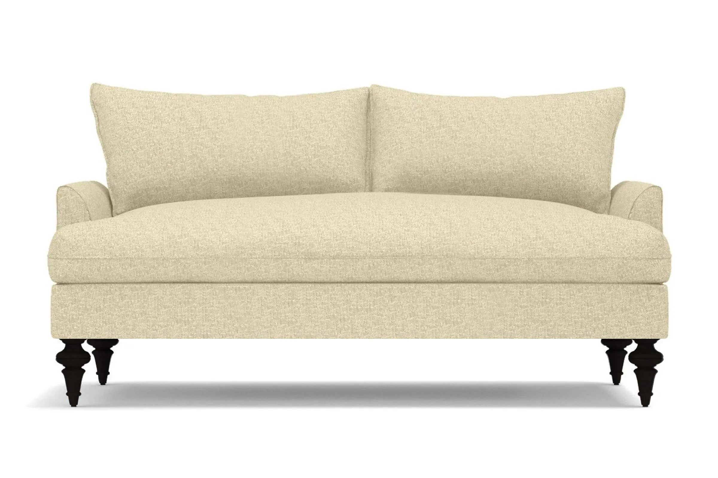 Saxon Apartment Size Sofa :: Leg Finish: Espresso / Size: Apartment Size - 72"w