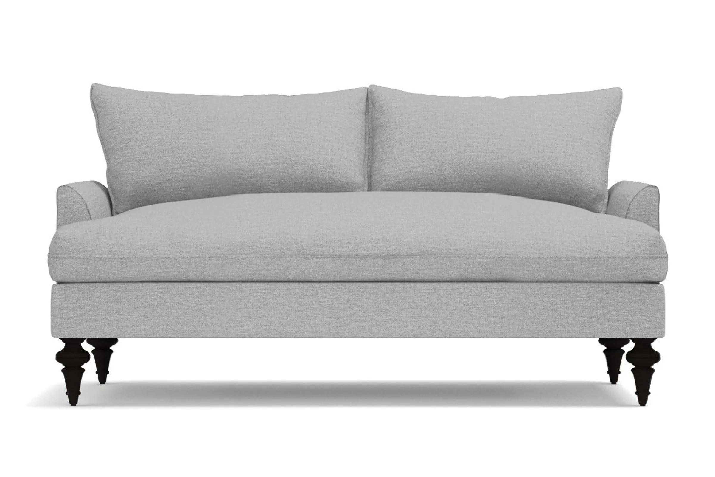 Saxon Apartment Size Sofa :: Leg Finish: Espresso / Size: Apartment Size - 72"w