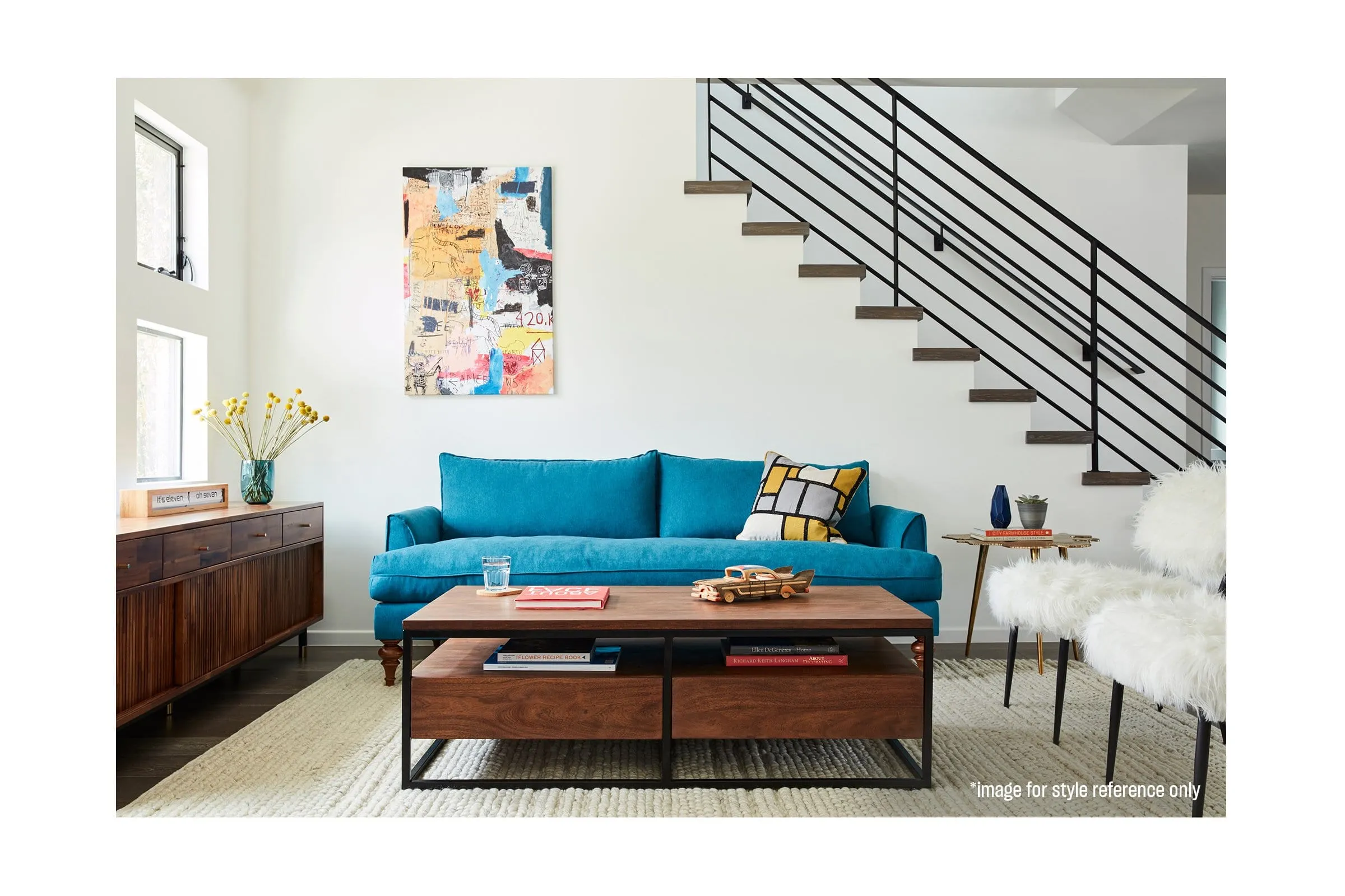 Saxon Apartment Size Sofa :: Leg Finish: Espresso / Size: Apartment Size - 72"w