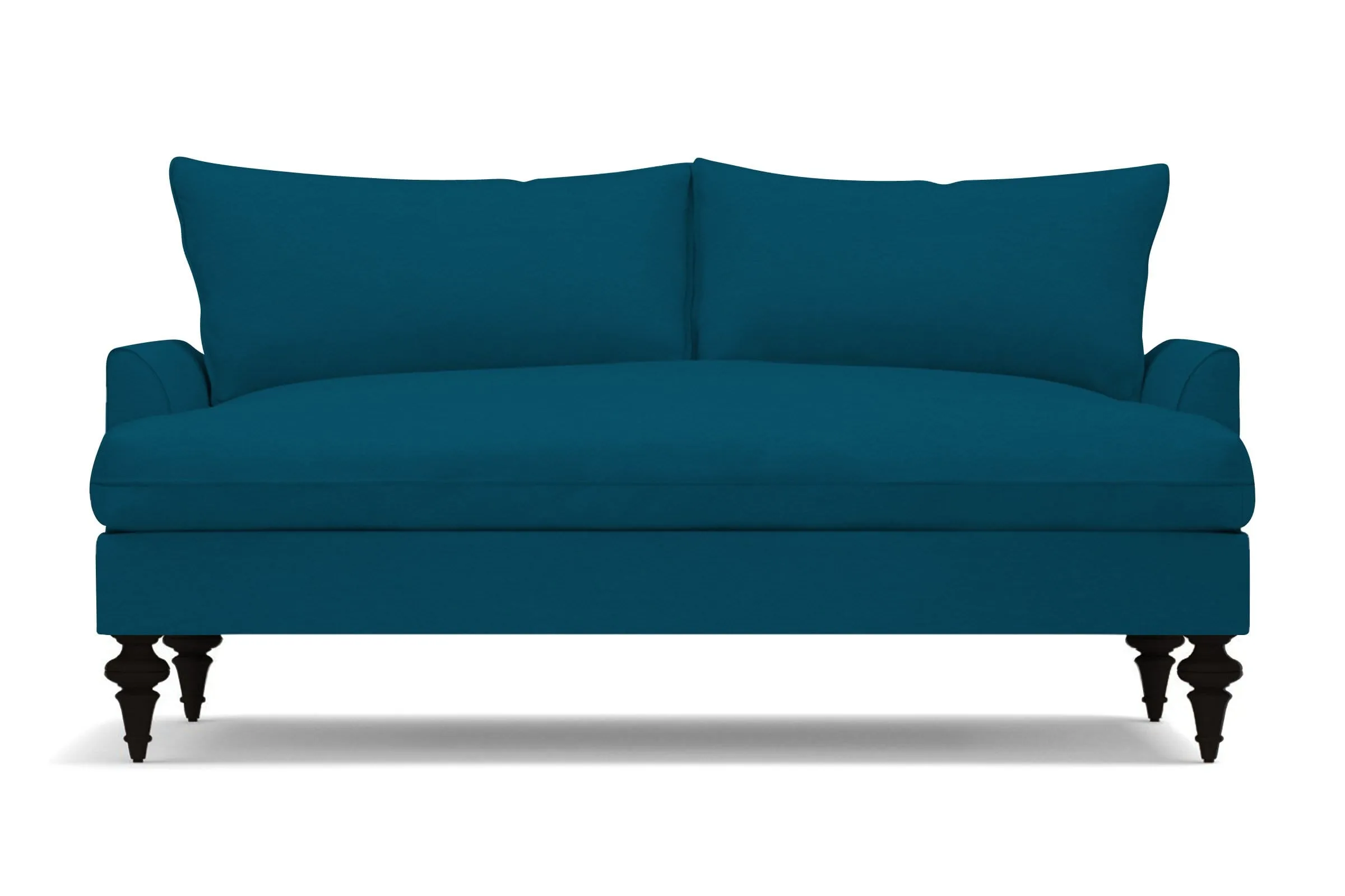 Saxon Apartment Size Sofa :: Leg Finish: Espresso / Size: Apartment Size - 72"w