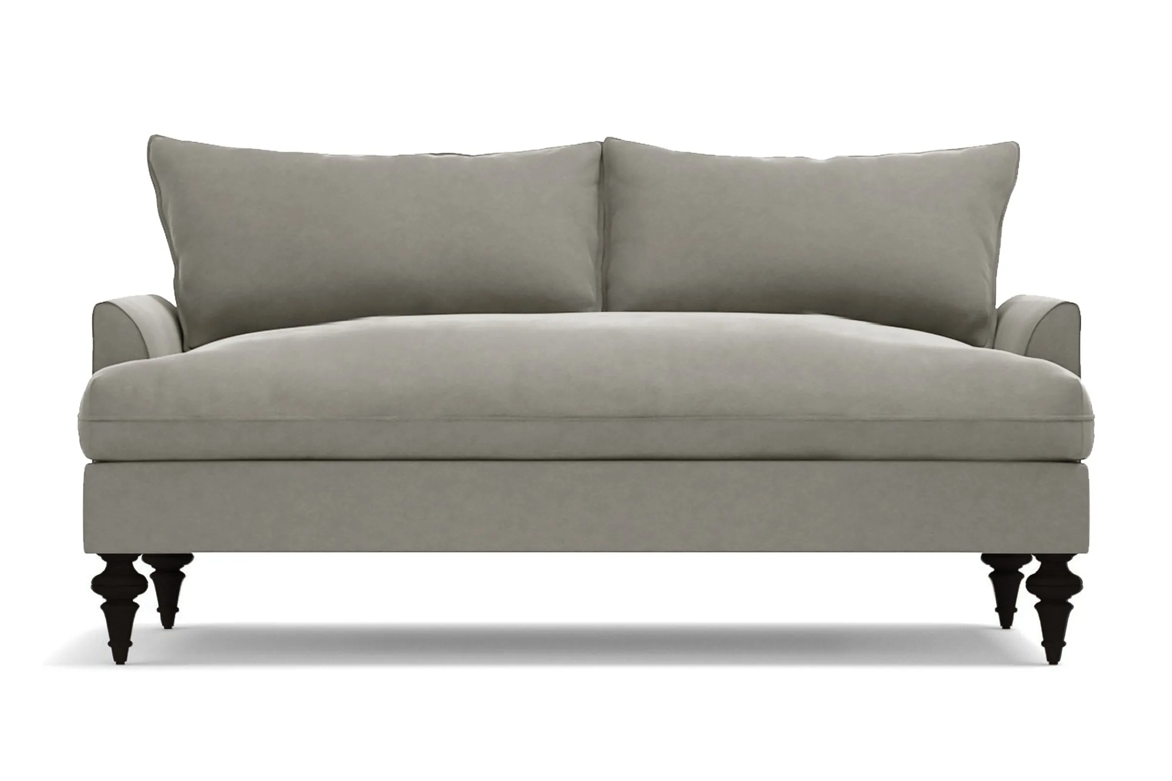 Saxon Apartment Size Sofa :: Leg Finish: Espresso / Size: Apartment Size - 72"w