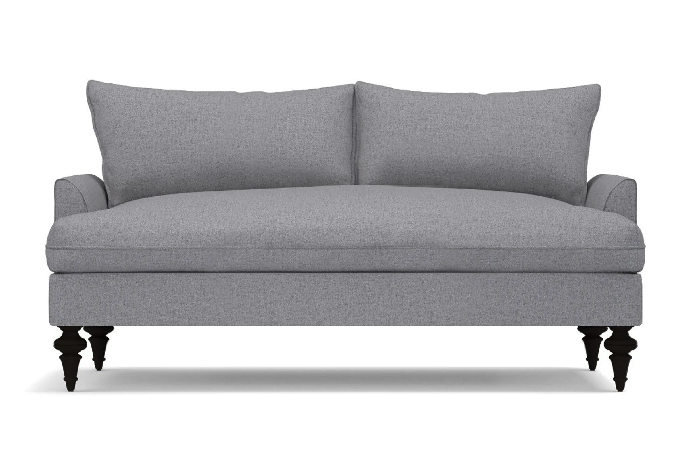 Saxon Apartment Size Sofa :: Leg Finish: Espresso / Size: Apartment Size - 72"w