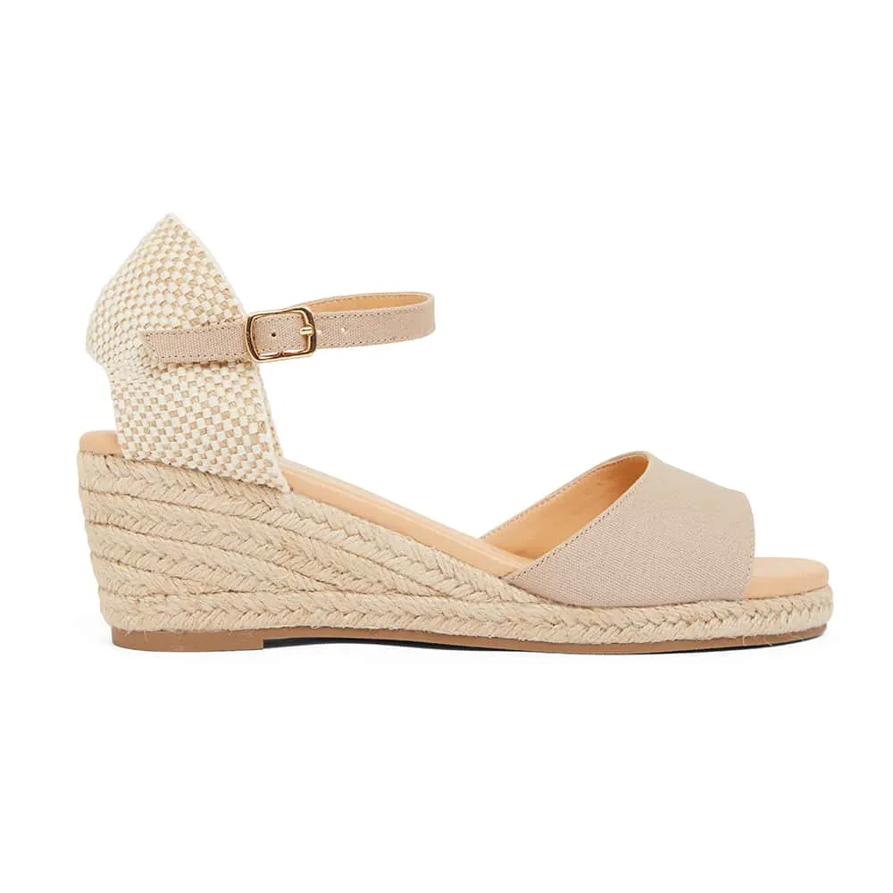 Scout Espadrille in Natural Fabric