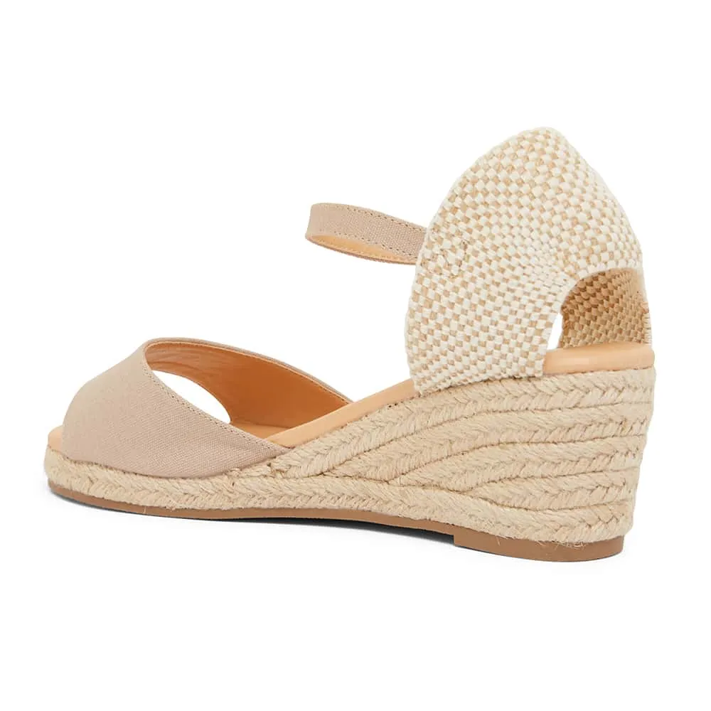 Scout Espadrille in Natural Fabric