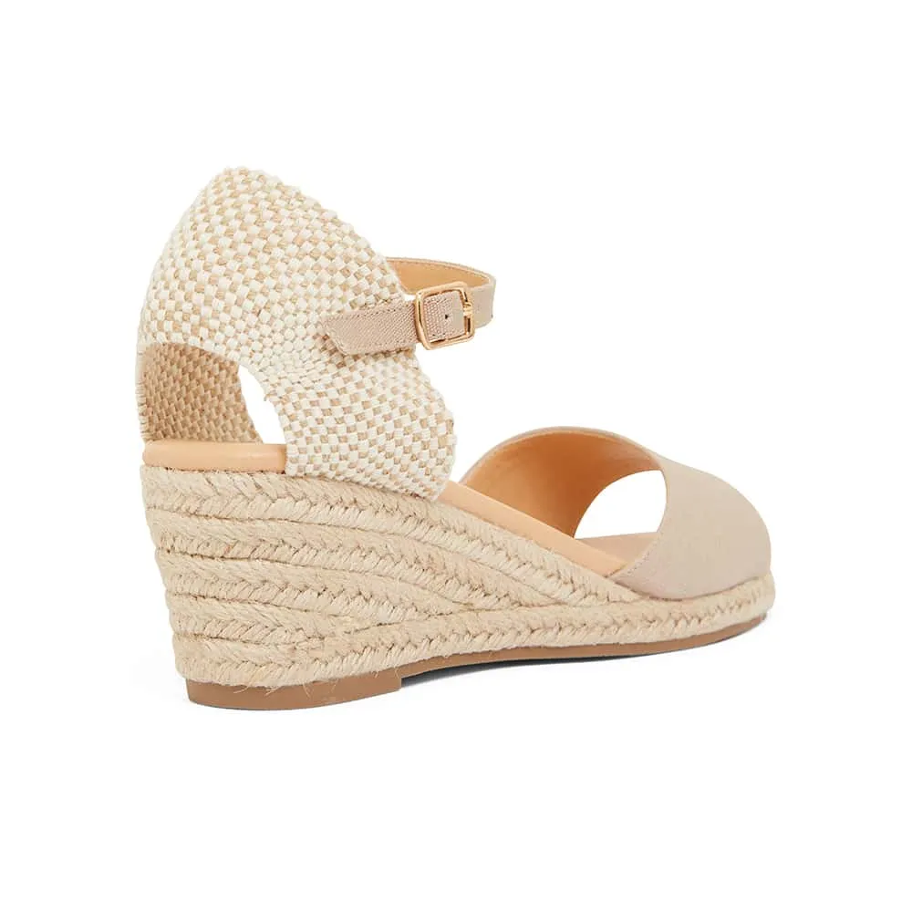 Scout Espadrille in Natural Fabric